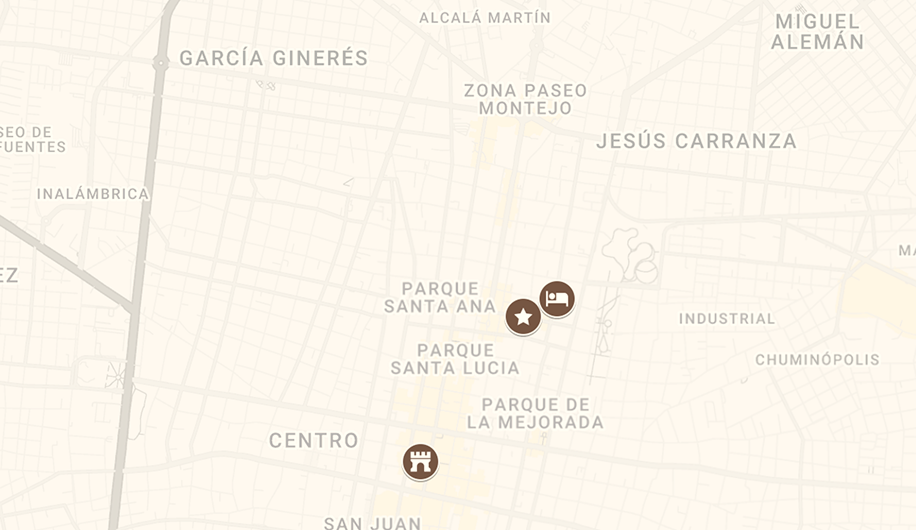Mapa de ubicación Rentas de Lujo
